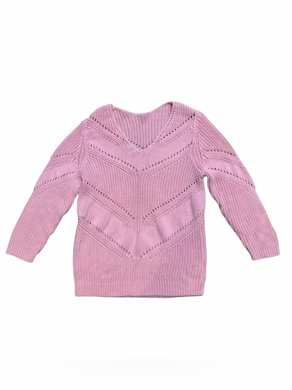 LOFT Pink V-Neck Women's Sweater